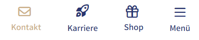 Menü Kontakt